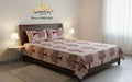Premium Floral Double Bedsheet – 90×100